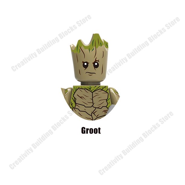 Disney Marvel Avengers Superhero Mini 3D Model DIY Building Block Toy Classic Movie Model Children's Toy Gift Gao Jinjia LED