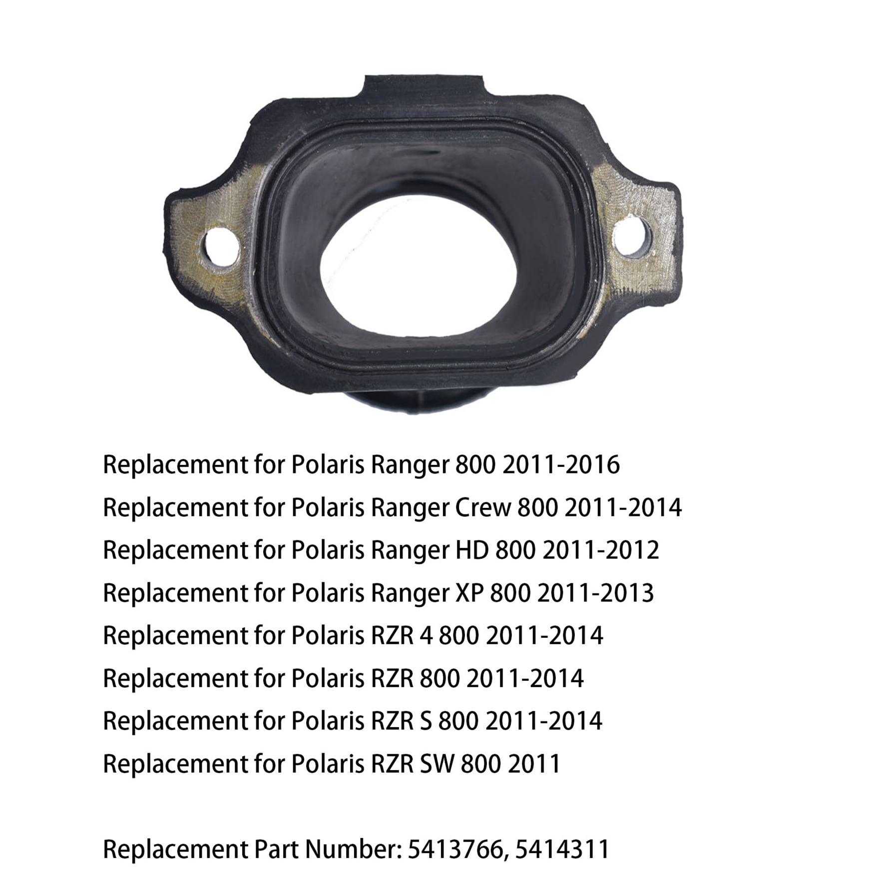 GENRICS Throttle Body Intake Adapter Boot For Polaris Ranger RZR 800 2011-2014