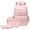 Pink, variant on 3-Piece Student Backpack Set, Fashion Printed Large Capacity Casual Rucksack for Middle & High School Students