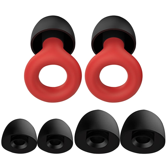 1 par de tapones antiruido tapones para los oídos con cancelación de ruido tapones para los oídos de natación para dormir