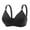 #3- Black, variant on Wireless Bras for Women No Underwire Push up Bralette Padded Triangle Adjustable Strap Corset Bra Full Coverage Crop Cami Top Comfy Lingerie Purple M