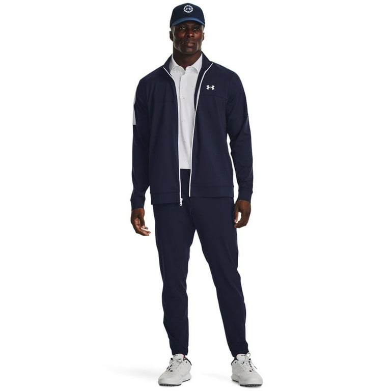 Under Armour Men's Midlayer Full Zip Golf Jacket Dark Navy L