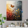 thumbnail image 4 of Qisvanset 12x16 Inch 2D Flat Framed Canvas Art, Mountain Wildflower Meadow Calm Nature Home Office Wall Art, 4 of 5