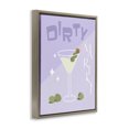 thumbnail image 3 of Stupell Industries Southwestern Dirty Martini Typography Brown Floating Frame Canvas Art, 17 x 21, by Anna Quach, 3 of 8