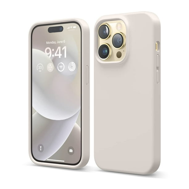 Funda de teléfono Elago compatible con iPhone 14 Pro Silicone Stone