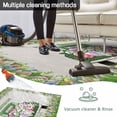 thumbnail image 5 of Spring Easter Outdoor Rug for Patio/Deck/Porch, Non-Slip Large Area Rug 6 x 9 Ft, Easter Eggs Bunny Truck Botanical Burlap Indoor Outdoor Rugs Washable Area Rugs, Reversible Camping Rug Carpet Runner, 5 of 8