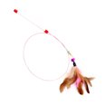thumbnail image 3 of Plastic Pet Wand Toys Elastic Bell Plastic pet Feather Teaser Interactive Exercise Training Catcher, 3 of 7