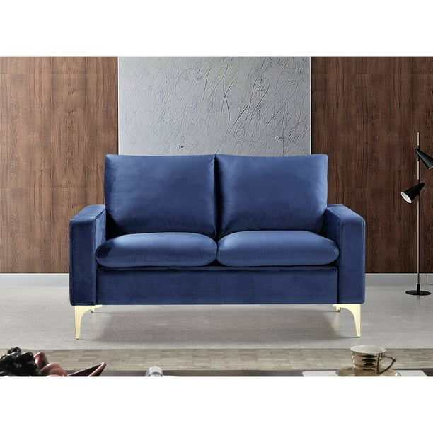 Buchholz Loveseat Blue Walmart Com Walmart Com