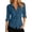 Blue, variant on Womens Cotton Linen Button Down Shirts Loose Fit Long Sleeve Collared Blouse 2026 Astylish Women Button Down Shirts Casual Long Sleeve V Neck Top(Red,L)