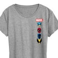 thumbnail image 3 of Marvel - Logos - Women's Short Sleeve Graphic T-Shirt, 3 of 5