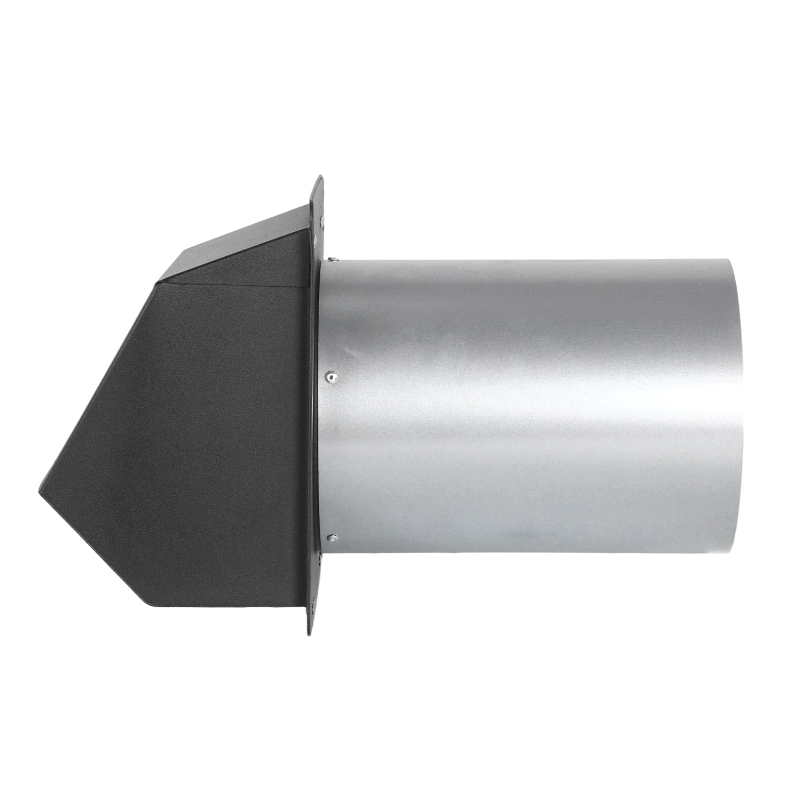 golytefs 6 Inch Dryer Vent Cover Outside with Screen And Damper Wall Vent Cover Cap Exterior Air Exhaust for Residential Housing Kitchen Hvac Duct (Black)