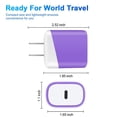 thumbnail image 2 of USB C Wall Charger Block,FiveBox 20W PD Type C Charger Block Fast UCB C Charging Block Type C Charger Plug USB C Brick Power Adapter,Purple, 2 of 7