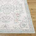 thumbnail image 5 of Mark&Day Washable Rugs, 4x6 Jeaneen Traditional Light Silver/Sage Area Rug, Silver Green Grey Carpet for Living Room, Bedroom or Kitchen (3'6" x 5'6", Machine Washable), 5 of 7
