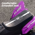 thumbnail image 6 of Hikiddo 24V ATV Kids 4 Wheeler, Spider Electric Four Wheeler for Kids Ride on Toy, 16" Extended Seat - Purple, 6 of 9