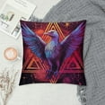 thumbnail image 2 of Nawypu  Phoenix Throw Pillow Cover Alchemy Bird Abstract Art Star Animal Boho Mythical Legend Phenix Decorative Throw Pillow Cushion Case for Home Couch Bed Sofa Car, 2 of 5
