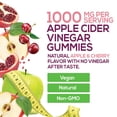 thumbnail image 4 of Apple Cider Vinegar Gummies 1000mg Per Serving - Sugar Free ACV Gummy Vitamins Supplement - Vitamin B12 & B6 for Energy - Digestion, Detox & Cleanse Support, Vegan, Gluten-Free, Non-GMO - 60 Gummies, 4 of 10