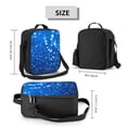 thumbnail image 2 of Disketp A Blue Glitter Bolsa Térmica Estampada para Almuerzo, Lonchera para Hombres y Mujeres Adultos, 2 of 7