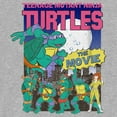 thumbnail image 2 of Boy's Teenage Mutant Ninja Turtles Retro Movie Poster  Graphic Tee Athletic Heather Medium, 2 of 5