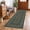 Blue Orange, variant on HIWEAVER Orange Brown 5' x 7' Washable Modern Outdoor Area Rug for Patios Non-slip Soft Neutral Scalloped Bordered Pattern Indoor Throw Carpet for Living Room Bedroom Decor