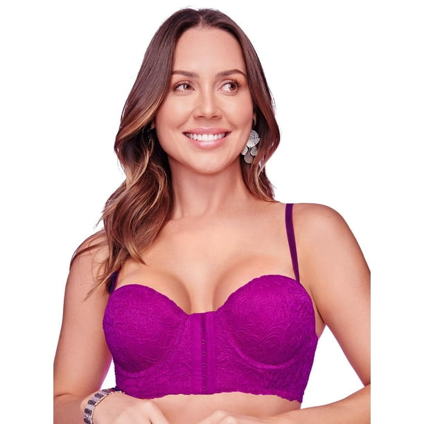 Bra balconette Push Up Ilusión 70093 fucsia 36B Walmart en línea