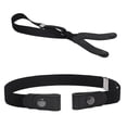 thumbnail image 4 of Helii Men's Comfort Adjustable No Buckle Elastic Belt Hook Loop Fastener Stretch Belt for Jeans Khaki Pants, 4 of 5