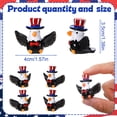 thumbnail image 2 of sixwipe 30 Pcs Mini Resin Patriotic Eagle Figurine, Mini Resin Veterans Day Decor, Tiny American Eagle Animals Figurines for Independence Day 250th Anniversary, 4th of July Ornament for Home Office, 2 of 6