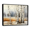 thumbnail image 2 of Designart "Neutral Toned Birch Grace II" Tree Birch Floater Framed Canvas Prints, 2 of 5