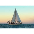 thumbnail image 3 of CafePress - Sunset Sail - Greeting Card, Blank Inside Matte, 3 of 3