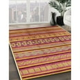 thumbnail image 3 of Ahgly Company Machine Washable Indoor Rectangle Industrial Modern Orange Area Rugs, 5' x 7', 3 of 7