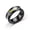 multicolor, variant on Men's Stainless Steel Rings Couple Rings Wide Band Shell Ring Finger Ring 8mm ➳-blue-6