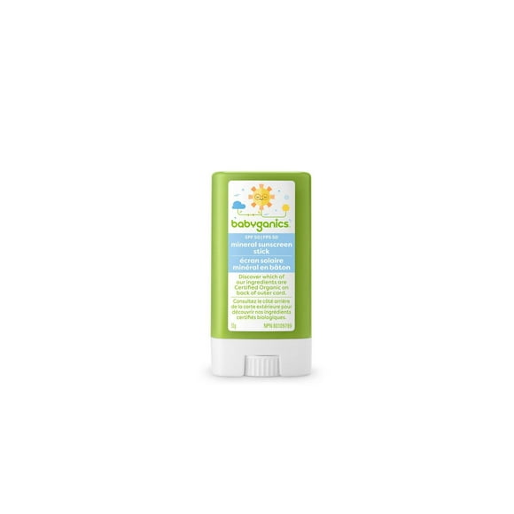 Babyganics Mineral Sunscreen Stick 50 SPF, 13g