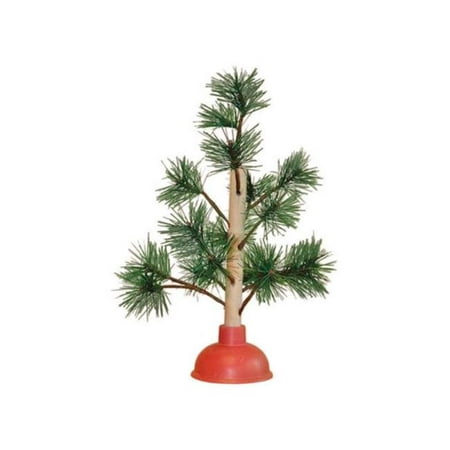 66001 15 in. Redneck Plunger Christmas Tree - pack of