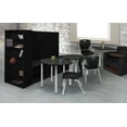 thumbnail image 2 of Kee 42" Round Breakroom Table- Ash Grey/ Chrome, 2 of 3