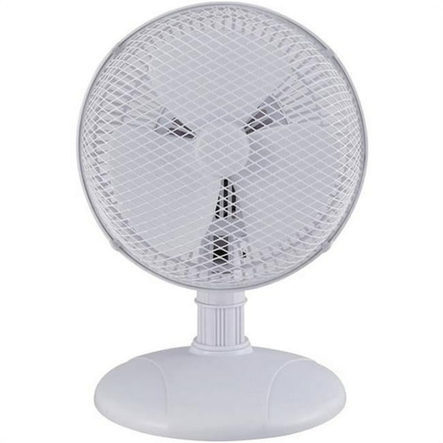 Optimus F-0702 Ventilateur Personnel Portable à Clipser 7 Pouces 2 Vitesses, Blanc