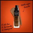 thumbnail image 2 of NYX Professional Makeup Can't Stop Won't Stop 24hr Full Coverage Liquid Foundation, Matte Finish, Waterproof, Sienna, 2 of 8
