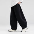 thumbnail image 2 of Gibobby Boys Pants Toddler Kids Little Boys Sweatpants 0-24Months 2T 3T 4T 5T 6T Basic Cozy Active Jogger Pants With Pockets School Pants Toddler Long Pants(4-5 Years,Black), 2 of 7
