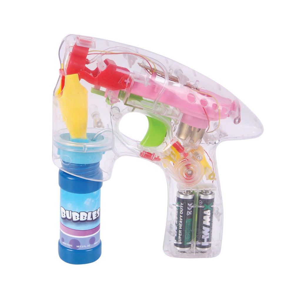 48 PACK Flashing Bubble Gun with Lights Bubbles Blaster Blower Party Favors CASE 