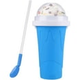 thumbnail image 1 of TIK TOK Slushie Maker Cup, Slushy Maker Ice Cup Frozen Magic Squeeze Cup Cooling Maker Cup Freeze Mug Milkshake Smoothie Mug, Portable Squeeze Ice Cup for Everyone (Blue)（Lumana）_Special Gift, 1 of 5