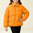 thumbnail image 5 of Abtuhar Children Fall Winter Hooded Casual Outerwear and Jackets Winter Reversible Lapel Padded Coat for 1‑15 Years, 5 of 5
