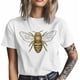 thumbnail image 4 of Camisetas casuales de manga corta con estampado de abeja y miel para hombre, 4 of 8