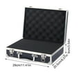 thumbnail image 1 of Tool Box Instrument Suitcase Safety Equipment Tool Box Portable Tool Storage Organizer With Handle Impact Resistant Compartments Black, 1 of 6