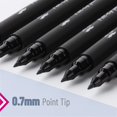 thumbnail image 4 of CHL-- Black Felt Tip Pens, 12 Pack, Fast Dry, 0.7mm Point, Fine Point, Bible Journaling, Planner Markers, 4 of 4