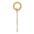 thumbnail image 3 of 14K Gold Polished Fancy Initial Letter J Charm Pendant, 3 of 5