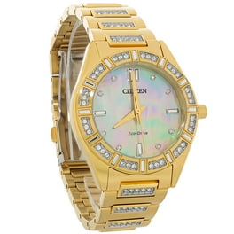 えりか Citizen Women's Quartz Two-Tone Crystal Accented Watch