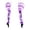 Purple, variant on Jollyzo Halloween Skeleton Hand Decorations, 17.7" Lighted Waterproof Skeleton Arm Stake, Battery Operated Scary Realistic Hands Bone for Halloween Outdoor Indoor Ornament