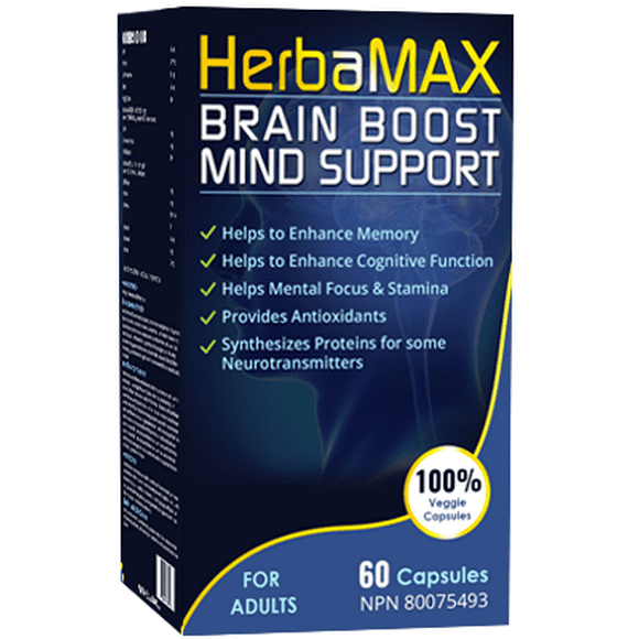 HerbaMAX Soutien Cérébral pour Stimuler l'Esprit