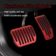 thumbnail image 4 of LEEYNEER Auto Aluminum Pedal Covers  Brake Accelerator Pedal Covers  Foot Pedal Pad Replacement  Nonslip Car Pedal Pads  Non-Slip Performance Accessories Pedal Covers Suitable for Model 3, 4 of 4