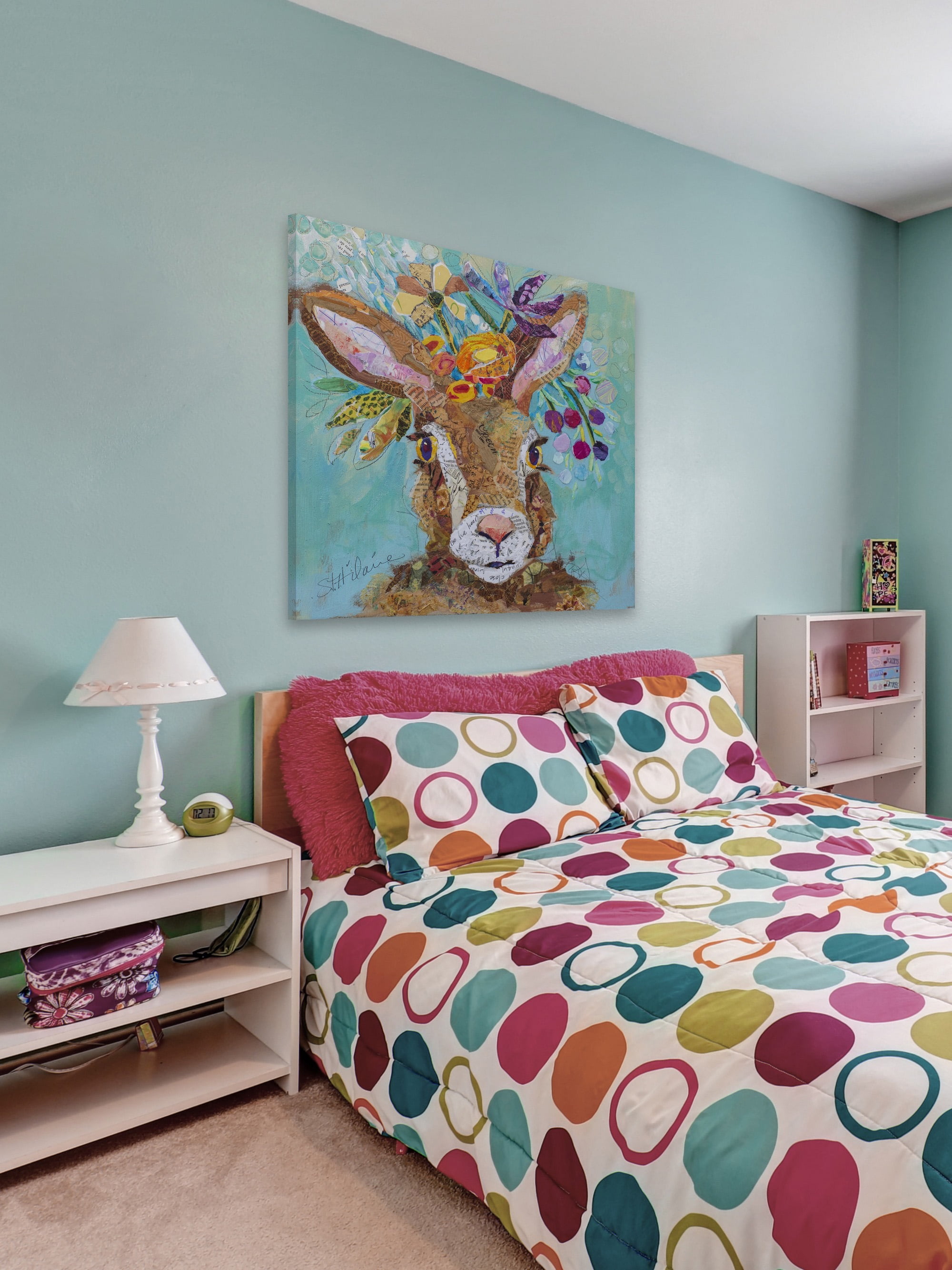 Marmont Hill Bunny by Elizabeth St. Hilaire Canvas Wall Art