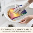 thumbnail image 7 of 4 Pcs Funny Kitchen Towels,Colorful Tie Dye Nebula Pattern Microfiber Dish Towels,Kitchen Tea Towels,Kitchen Towel Set (18" X 26"), 7 of 7