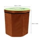 thumbnail image 3 of Organizador de almacenamiento plegable de fruta original, taburete otomano, taburete, asiento, caja de almacenamiento, tamaño pequeño (kiwi), 3 of 6